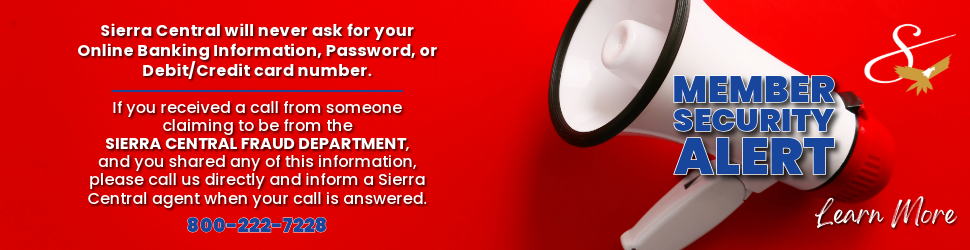 Keep your security safe and visit us online for a full list of current fraud scams.